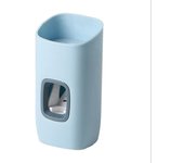 Verde Dispensador de Pasta de Dientes Manos Libres y Soporte para Cepillo de Dientes - Azul Cielo