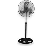 Ventilador De Pie Negro - 45cm - 60W - 3 Velocidades - Karawan.