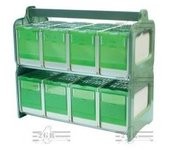 2Gr Transportín Maleta 8 Huecos para Pájaros - Cuidado de Aves