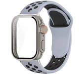 Case+Silicone Band For Huawei Watch Fit 3 Change to ultra 49mm Tempered Glass cover Protector with screen for Huawei fit 3 Strap