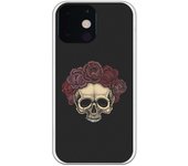 Funda compatible con iPhone 13 Mini - tatoo calavera mexicana dotwork