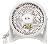 Ventilador de Pie y Pared Edm Color Blanco 50w ø18cm