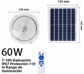 Luz Solar Exterior LED IP67 Impermeable Con Paneles Solares Para Pasillo Courtyard Instalación En Techo Interior Luz Solar Moderna