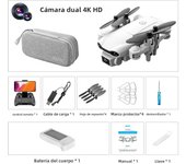 4DRC V9 Drone 4K Professinal With 1080P Wide Angle Dual HD Camera WIFI FPV Height Hold RC Helicopter Foldable Quadrotor Toy Gift