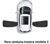 For Tesla Model 3 Model Y 16-23 Car Side Window Sunshade Sun Visor Front Rear Windshield Privacy Window Shield Screen accessory