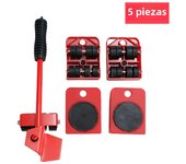 2/4/5pcs Heavy Duty Furniture Lifter Furniture Moving Transport Roller Set Heavy Duty Lifter Transport Tool Mover Roller Wheel