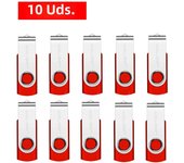 JASTER 10 PCS LOT Pen Drive 128GB Black USB Flash Drive 64GB For Laptop Memory Stick 32GB Rotatable Creative U Disk Gift 16GB