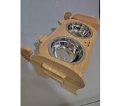 BIT Cuenco ajustable antideslizante para mascotas, diseño anticolisión, recipiente de agua potable para mascotas, adecuado para mascotas pequeñas y medianas.