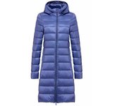 5XL 4XL Plus Long Down Jacket Women Winter Ultra Light Down Jacket Women With Hooded Down Coat Female Hat Detachable