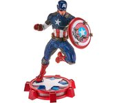 Estatua diorama Capitan America Marvel NOW! 23cmFigura  Coleccionable - Idea de Regalo- Mercancia Oficial - Juguetes para Niños y Adultos - Movies Fans - Muñeco para Coleccionistas y Exposición