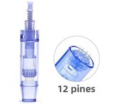 50/100pcs Dermapen A1 A6 Microneedle Cartridge Round Nano 12 36 42Pin Replacement Needle Cartridge For Ultima A1 Microneedling