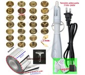 Hot Stamping Foil or Hot Applicator Tool Kit Heat Transfer on Leather Crafts DIY Hot Stamping Paper Personalized Customization