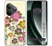 Tumundosmartphone Funda Silicona para Realme GT 6 / GT 6T 5G diseño Primavera En Flor Dibujos