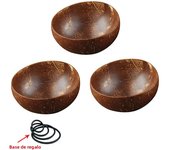 12-15cm  Natural Coconut Bowl set wooden Salad Ramen bowl Coconut Wood Spoon Set coco smoothie Kitchen tableware Coconut bowl