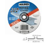 SANCO STORE - MAURER Disco Repasar Abrasivo Acero Ø 230 x 6 x 22,23 mm.