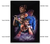 Hip Hop Singer Juice WRLD Poster Printing canvas  Painting Bedroom Study Studio Living Room Wall Art Decoration