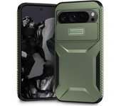 3IN1 Hybrid Heavy Duty  Armor Phone Case for Google Pixel 8 8A 9 Pro XL Slide Push Window Otter Case Box Frame Hard Back Cover