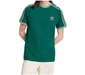 Camiseta de Manga Corta Adidas  para mujer en color verde
