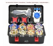Takara Tomy New Beyblade Burst Metal Fusion Fighting Metal Booster Package Toys Grip Launcher boxs Original