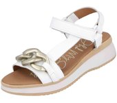 Sandalias Oh! My Sandals Md5663 para mujer en color blanco