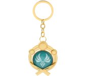 Game Genshin Impact Keychain Luminous 7 Element Pendant Weapons Eye Of Original Keyring Phone Charms Souvenir Fashion Jewelry
