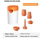 2 in 1 Tiny Dry Battery Air Pump Wireless Air Compressor Camping Inflate Deflate Pump for Indoor/Outdoor Inflatable Equipment