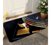 1pc Technics Turntable 1200 Dj Bathroom Absorbent Mats Anti-Slip Mats Home Decor Supplies Carpets Home Kitchen Floor Mats