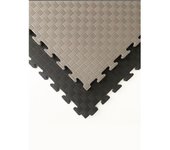 Fitness Tech Tatami Profesional Puzzle 100x100x4 cm Negro y Gris