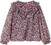 Camisa Infantil de manga large dark pink 92