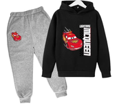 Cars Sweatshirt Boy Sweatshirt girls Lightning McQueen Sweatshirt Hoodies Pants 2Pcs Kids Tracksuits Children Clothing