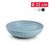 Plastic Forte - Plato Classic Hondo 22 cm Reutilizable. Ideal Fiestas. Blanco