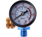 1/4npt Hvlp Spary Gun Regulator Air Pressure Gauge Regulator For Spray Gun