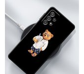 Case For Samsung Galaxy A52 A53 A54 A13 A14 A12 A34 A33 A24 A23 A51 A22 A31 A50 A71 A32 A72 Soft Phone Cover Luxury Brand Bear