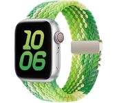 Braided Strap For Apple Watch Band 44mm 40mm 45mm 49mm 41mm 38 buckle Bracelet  iWatch Series se 7 6 8 9 10 Ultra2 Magnetic Band