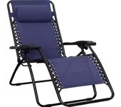 Tumbona de Jardín Plegable y Reclinable , Hamaca con Cojín Cómoda y Resistente para Terraza, Camping y Patio .