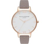 Olivia Burton Reloj Mujer Analogico Cuarzo con Correa de Piel sintética OB16VE09