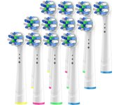 Compatible with Oral B Electric Toothbrush Replacement Brush Heads, Cross Action Toothbrush Head Refills Fit for Oral B Pro & D