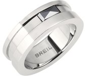 BREIL Colección CERAMIC BRICK, Anillo Hombre en Maple, CERAMICA, Ideas de Regalos para Hombre