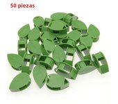 Plant Climbing Wall Clip, Self-adhesive Hook Vine Traction Bracket Support Line, Green Leaf Simulated Garden Wall Clip