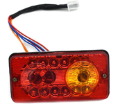 12V DC LED Rear Tail Lights Brake Turn Signal Reverse Lamp For Electric-Tricycle