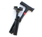 Multifunctional Folding Cane Portable Smart Four-base LED Light Alarm Function Lighting Anti-slip Cane for The Elderly Hiking