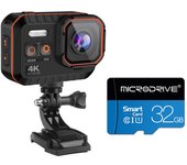 VIRAN true 4K HD action camera IPX8 waterproof gopro the same camera sports DV outdoor camera Anti-shake motorbike car recorder