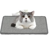 Juego de 2 Alfombras escobillas para Gatos (50 × 25 cm), Alfombras alfombras de isal with Cinta Adhesiva, Protege Las Paredes y Las Esquinas de alfombras y sofás