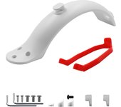 For Xiaomi Mijia MI M365 1S M187 Pro E-Scooter Tire Splash Fender with Rear Taillight Front Back Guard Mudguard screw line Parts