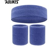 AOLIKES Sports Headband Sweatband Stretch Elastic Outdoor Sport Sweat Headband Wristband Women Gym Running Tennis Headwrap