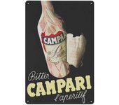 Campari Metal Tin Signs Martini Wall Decoration Plaque Vintage Art Poster Iron Painting for Man Cave Home Cafe Garden Club Bar