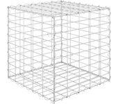vidaXL Arriate de gaviones cúbico alambre de acero Dimensiones 30 x 30 x 30 cm,  40 x 40 x 40 cm,  50 x 50 x 50 cm y mas