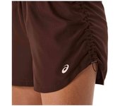 Pantalon Corto Asics Nagino Run Adjustable 4In para mujer en color negro