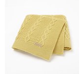 Skin-friendly Solid Color Baby Security Blanket Soft Infant Receiving Blankets Knitted Acrylic Newborn Swaddle Blankets