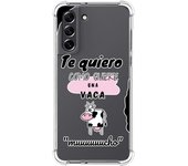 Funda Silicona Antigolpes para Samsung Galaxy S21 FE 5G diseño Vaca Dibujos